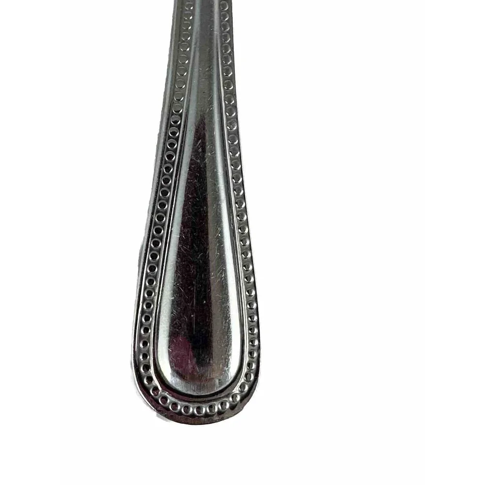 CU18 Cuisinart 18/10 Stainless Dinner Fork  Beaded Single Piece